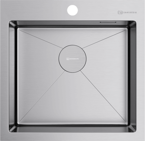 Изображение Omoikiri Akisame 51-IN нерж. сталь/нержавеющая сталь