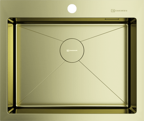 Изображение Omoikiri Akisame 59-LG нерж. сталь/светлое золото