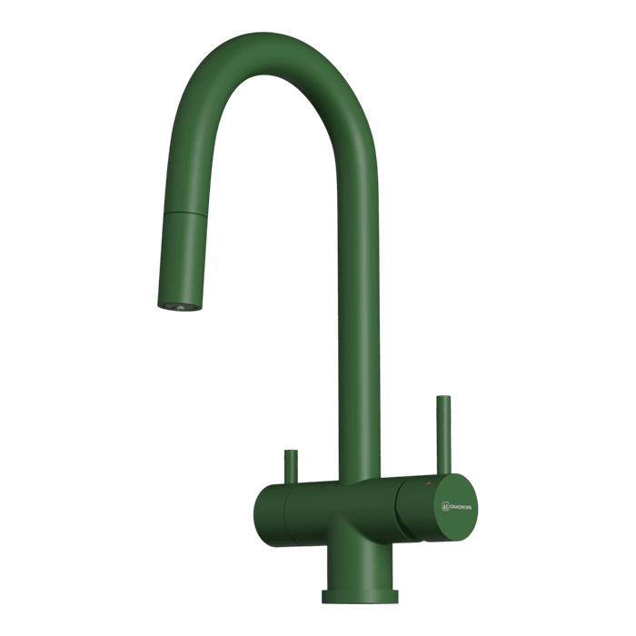 Смеситель Omoikiri Akita-S-RG латунь/royal green