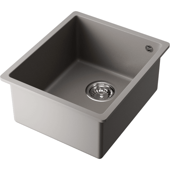 Кухонная мойка Omoikiri Bosen 38-U-GR Tetogranit/leningrad grey