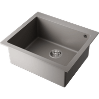 Omoikiri Bosen 57-GR Tetogranit/leningrad grey