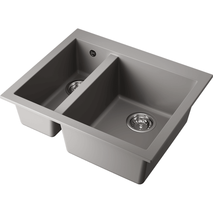 Кухонная мойка Omoikiri Bosen 59-2-GR Tetogranit/leningrad grey