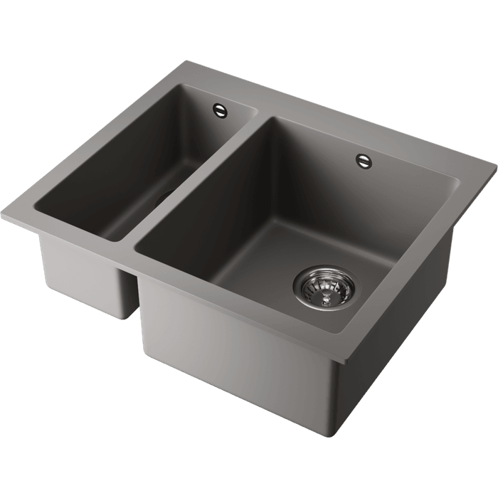 Кухонная мойка Omoikiri Bosen 59-2A-GR Artceramic/leningrad grey