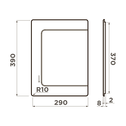 Схема Разделочная доска Omoikiri CB-BASIC-370-WD