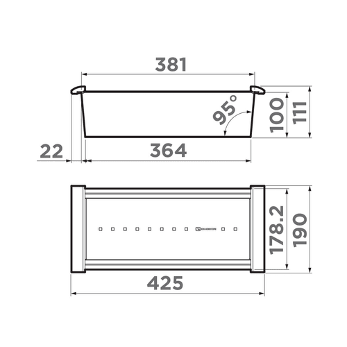 Схема Коландер Omoikiri CO-02-LG
