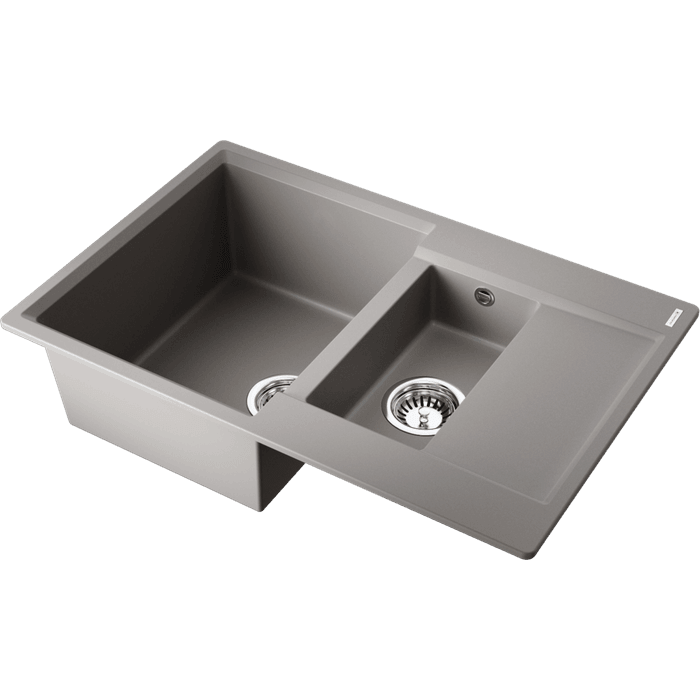 Кухонная мойка Omoikiri Daisen 78-2T-GR Tetogranit/leningrad grey
