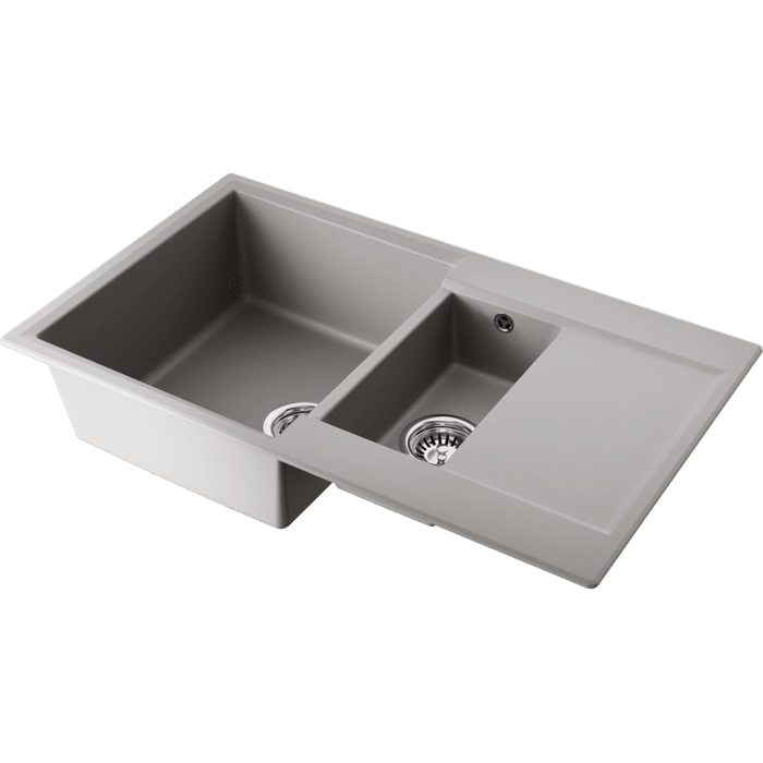 Кухонная мойка Omoikiri Daisen 86-2-GR Artgranit/leningrad grey