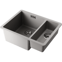 Omoikiri Kata 55-2-U-GR Artgranit/leningrad grey