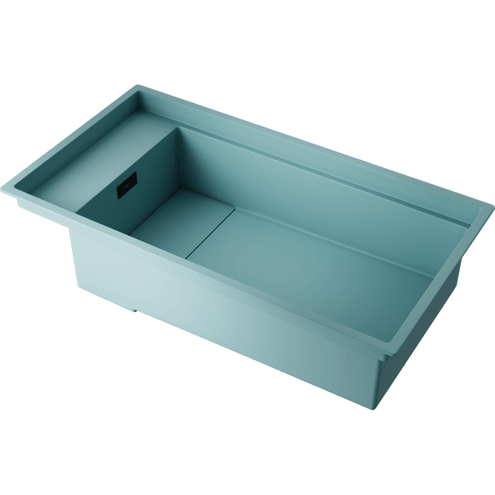 Кухонная мойка Omoikiri Kinaru Pro 86-U/I-AZ Artceramic/azur blue
