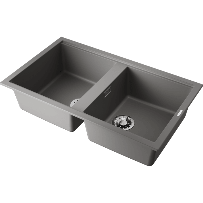 Кухонная мойка Omoikiri Kitagawa 86-2-GR Artceramic/leningrad grey