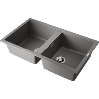 Omoikiri Kitagawa 86-2-GR Artceramic/leningrad grey