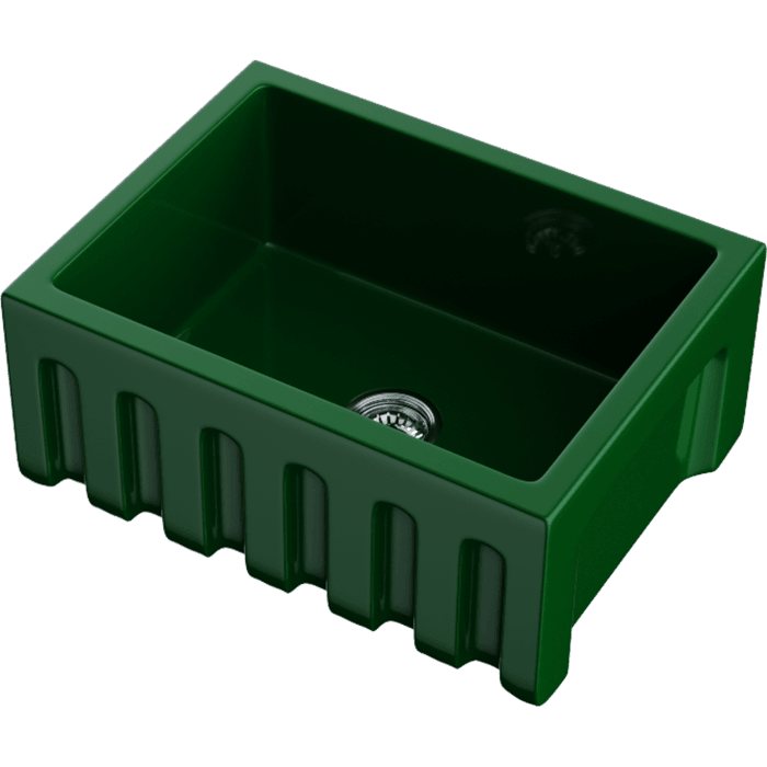 Кухонная мойка Omoikiri Mikura 61-RG Glossy Natceramic/royal green глянцевый