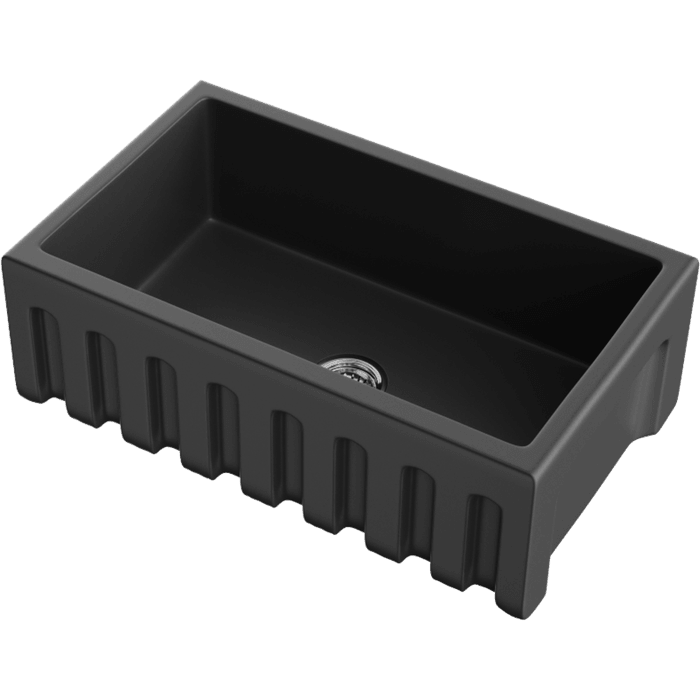 Кухонная мойка Omoikiri Mikura 76-BL Natceramic/черный