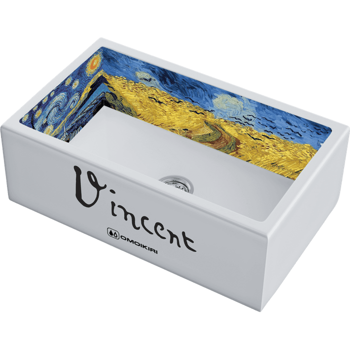 Кухонная мойка Omoikiri Mikura 76-Vangogh Natceramic/белый