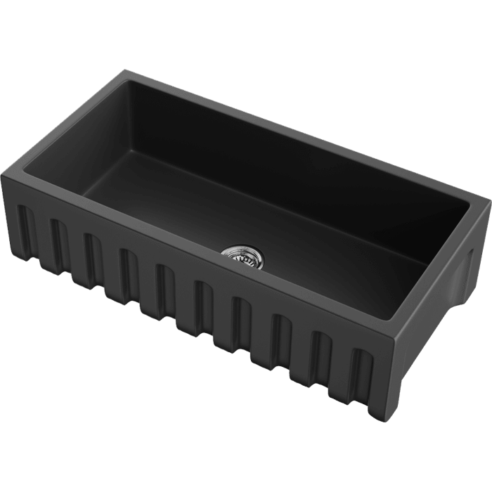 Кухонная мойка Omoikiri Mikura 91-BL Natceramic/черный
