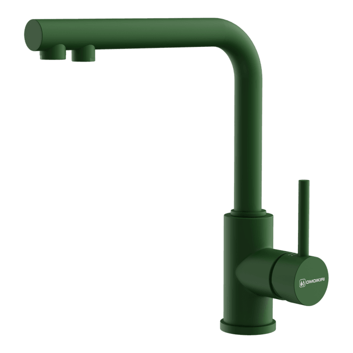 Смеситель Omoikiri Nakagawa 2 Plus-RG латунь/royal green
