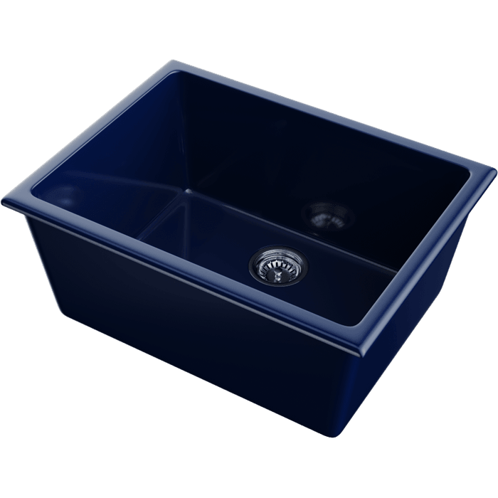 Кухонная мойка Omoikiri Okinoshima 61-U/I-IB Glossy Natceramic/indigo blue глянцевый