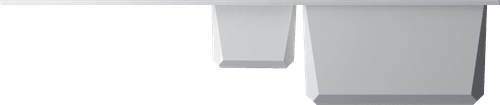 Omoikiri Sakaime 100-2-WH Tetogranit/белый