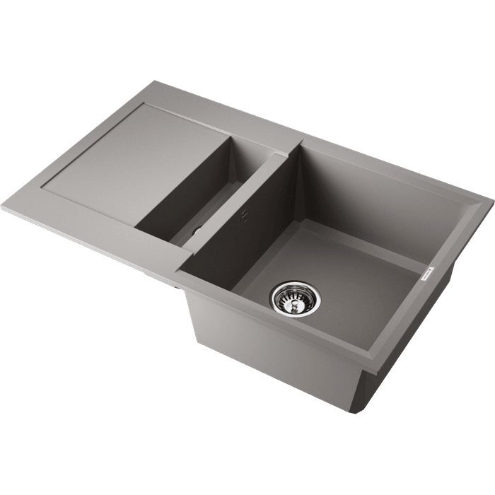 Кухонная мойка Omoikiri Sakaime 78-2-GR Tetogranit/leningrad grey