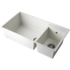 Omoikiri Tedori 85-2-U-WH Tetogranit/белый