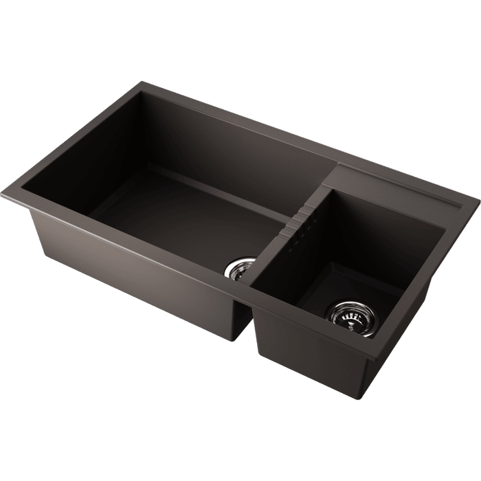 Кухонная мойка Omoikiri Tedori 86-2-LB-ES Tetogranit/espresso
