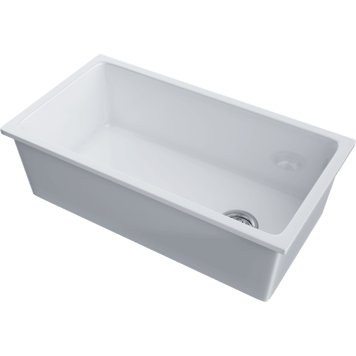 Кухонная мойка Omoikiri Tokara 88-U/I-WH Glossy Natceramic/белый глянцевый