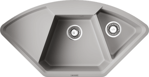 Изображение Omoikiri Yonaka 98-C-GR Artgranit/leningrad grey